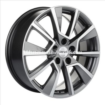 ДискCarwel Чаны 1802 (OMODA C5) 7JxR18 PCD5x108 ET33 DIA60.1, Серый с полированной лицевой частью